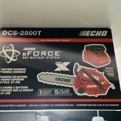 Echo Cordless Chainsaw 