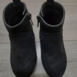 Black Cat & Jack Side Zip Toddler Boots