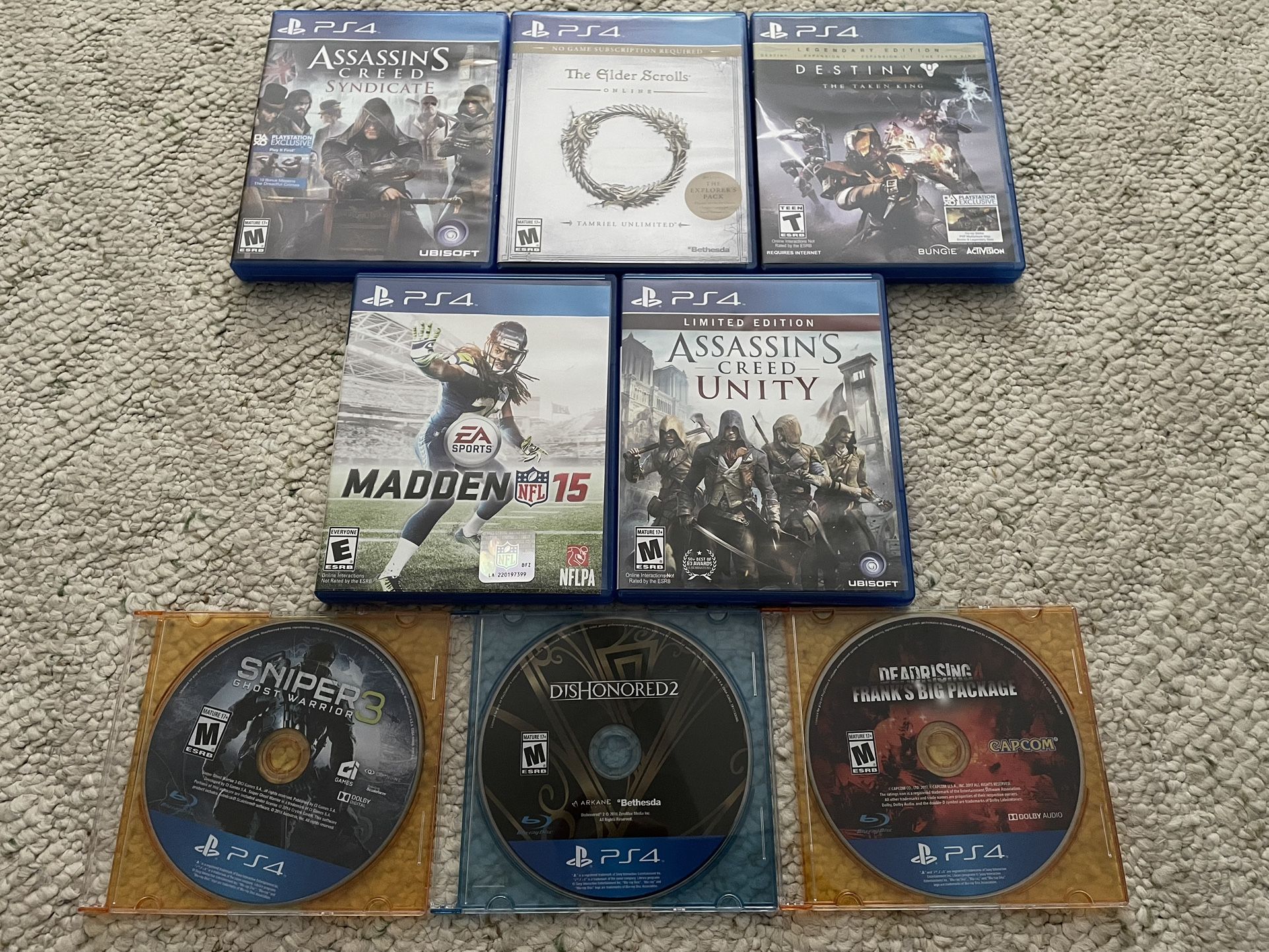 PlayStation 4 Games $10 Each PS4