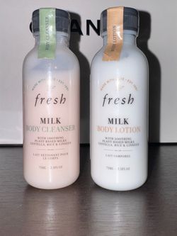 Fresh Milk cleanser and lotion body bundle!