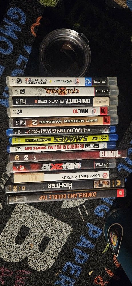 Mix Of Ps3, Blu-ray, DVDs