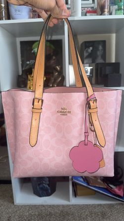 pink coach bag