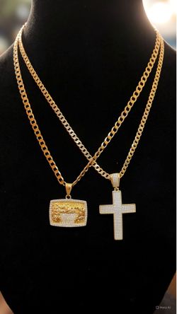 14k-18k Gold Filled Chain & Pendants (NOT SOLID)
