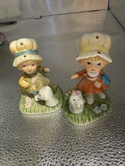 Vintage Homco Figurines Of A Boy And Girl