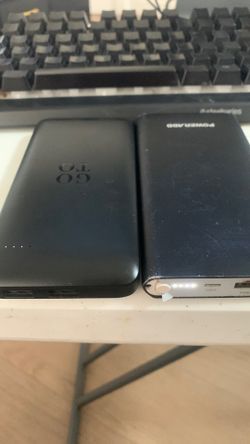 2 power banks  used for 2 months. 10k and 12k