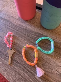 Custom rubber and bracelet,.