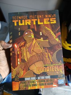 Donatello w/ comic book