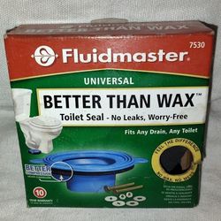 Fluidmaster Better Than Wax U Iversal Toilet Seal Kit #7530 - New