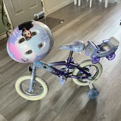Disney Frozen Bike With. Helmet 🪖