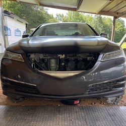 2015 Acura TLX Gray Front Bumper. 