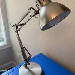 Goose Neck Desk lamp Adjustable Brushed Nickel 