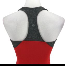 Women's Lululemon Athletica Red Inner Strength Racerback Tank sz 6