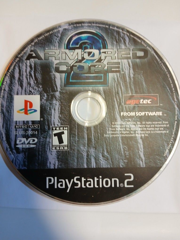 ARMORED CORE 2 PS2 VIDEO GAME