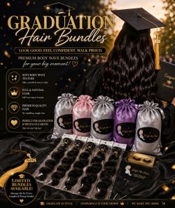🎓 Graduation Hair Bundles – Luxury Body Wave by Wife Me Hair ✨