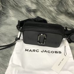 Marc Jacobs Colorblock Snapshot Crossbody bag   Black