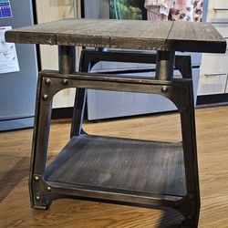 Industrial Style End Table
