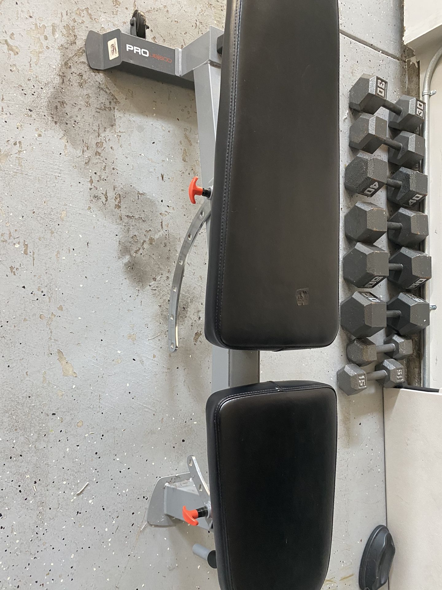 Fitness Gear Adjustable Weight Bench W/ Weights for Sale in Gig Harbor