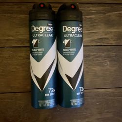 Degree Ultra clear 72 Hours Body Spray 3.8oz $4 Each 