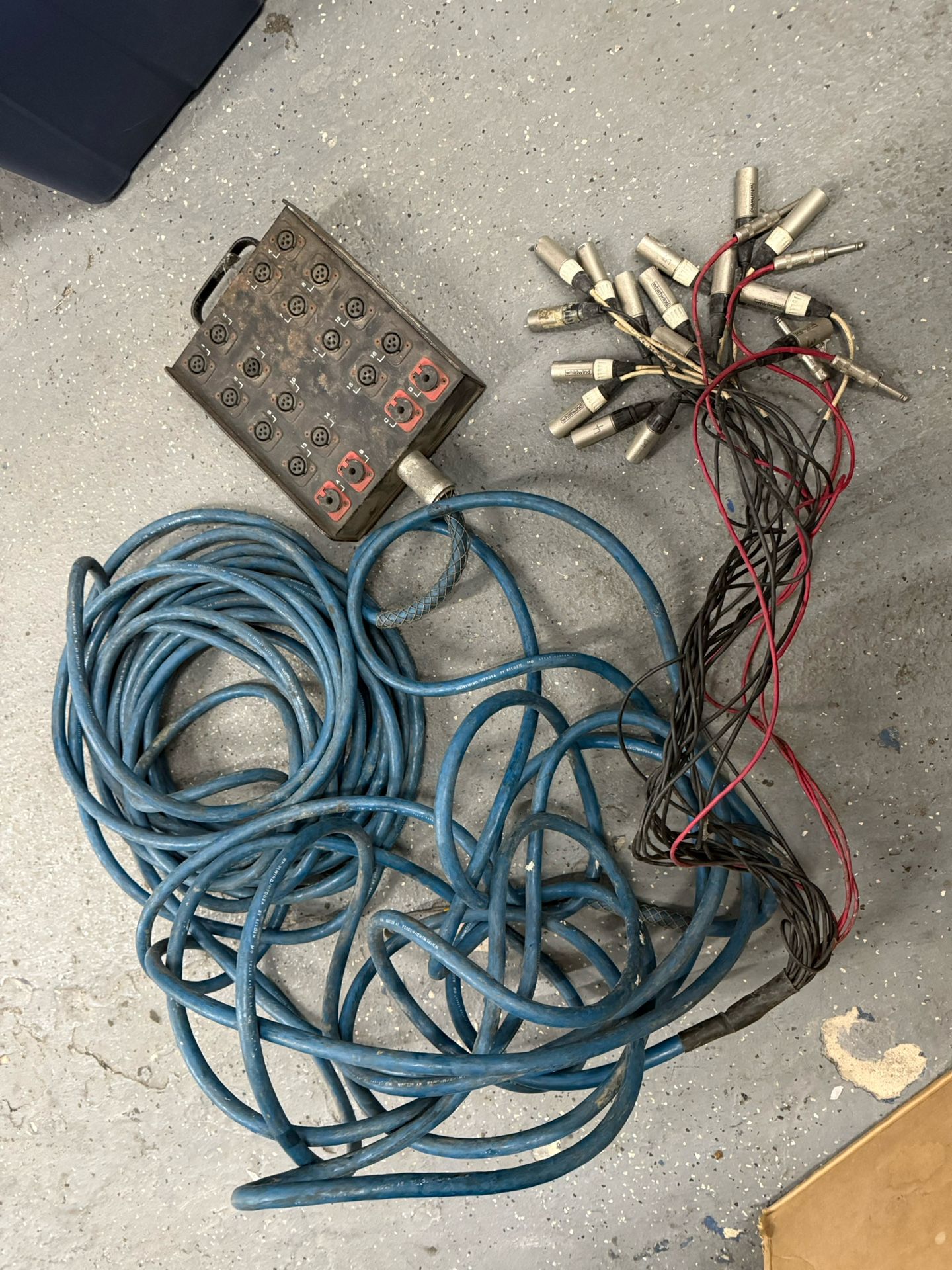 Whirlwind Medusa 20 Channel 16 XLR & 4 1/4 Inch Stagebox to Snake