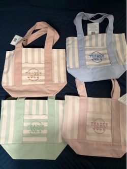 Trader Joe's Mini Canvas Tote Bags