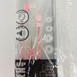 Brand New Pink In Ear Headphones 