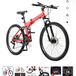 UBESGOO 26Inches Folding Mountain Bike