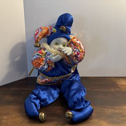 VINTAGE PORCELAIN MARDI GRAS DOLL
