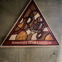 Blatz Beer Sign 