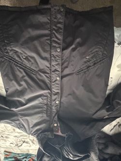 Ben Sherman Dark Navy Snap-Button Windbreaker Jacket 2xl