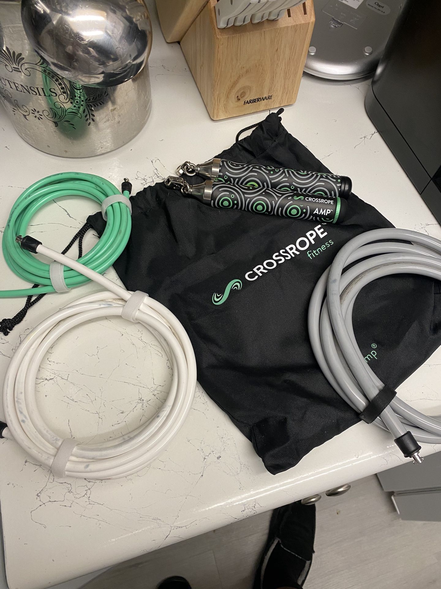 Crossrope AMP Handles & Weight Jumprope