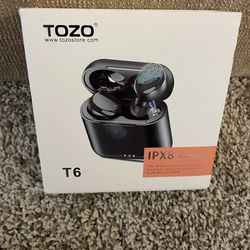 New Tozo T6 Wireless Earbuds 