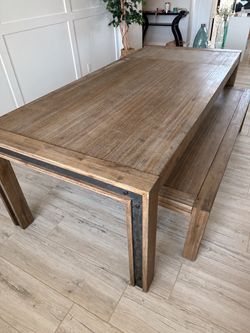 Dining Table & Bench