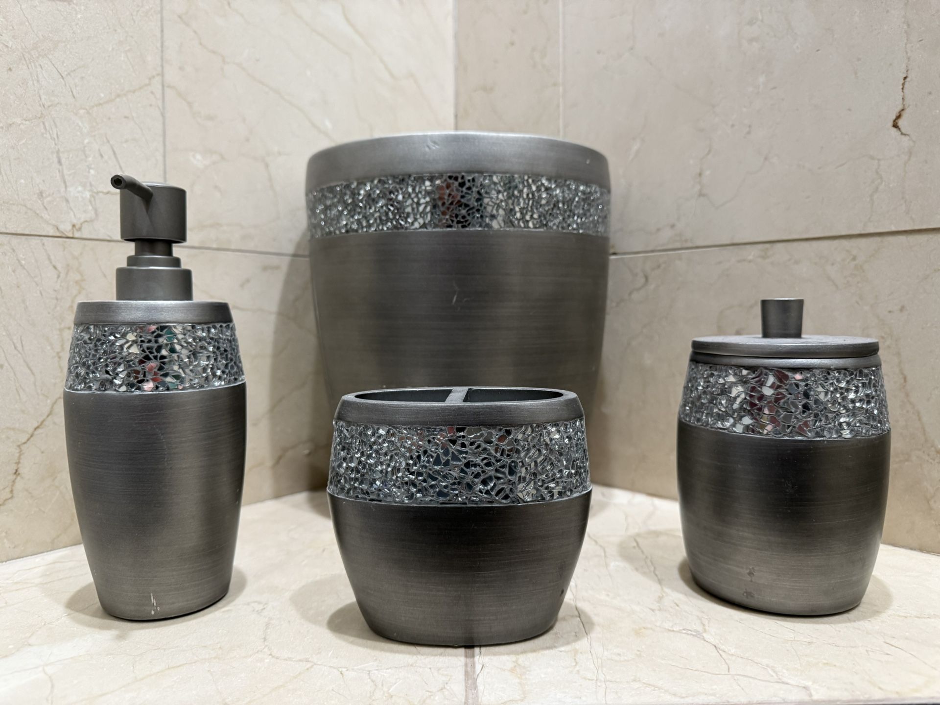 Gray Bathroom Set
