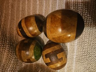 Hand painted decorative gourds