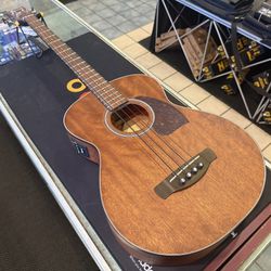 Ibanez Performance Series PCB54E Open Pore Natural Acoustic Electric Bass NEW!