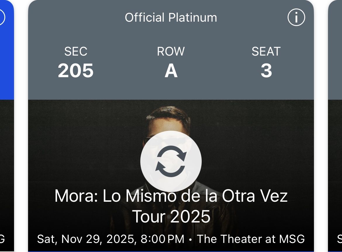 Bad Bunny Mora Tour