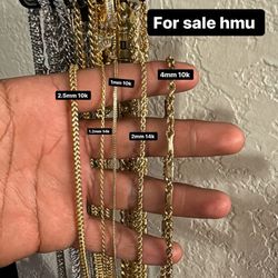 Gold Chains For Sale!