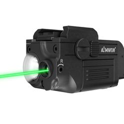 AIMWIN WL10 GL Tactical Laser Light Combo 900 Lumens Weapon Light with Green Laser Magnetic Rechargeable Compatible with GL Rail/1913 Picatinny Rail