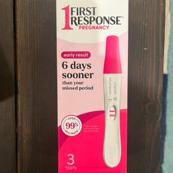 First Response Pregnancy Tests (unopened, Set of 3)