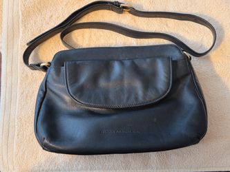 STONE MOUNTAIN Genuine Leather Handbag: Great Condition; 6 Compartments to Stay Organized. Superb Quality, Paid $90!