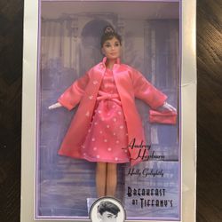 1998 Classic Edition Audrey Hepburn Breakfast at Tiffany's Pink Dress Doll