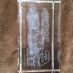 Dale Earhart Etched Glass 