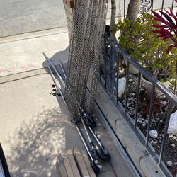 Bakers rack 6ft tall + wheels