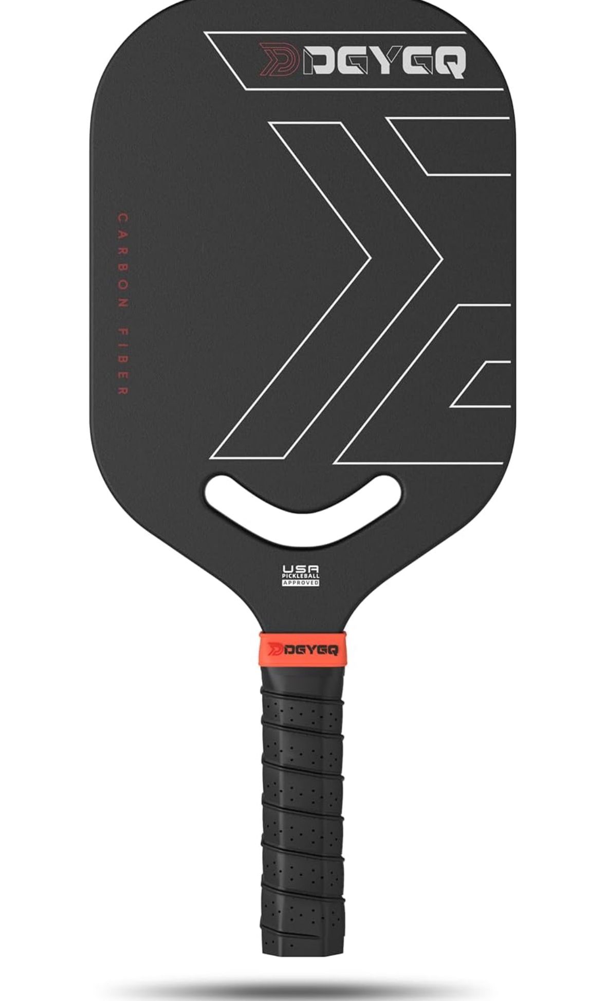 Pickleball Paddles, Carbon Fiber Pickleball Paddle with a 13mm Polypropylene Honeycomb Core, Increased Power for Ultimate Spin & Consistency