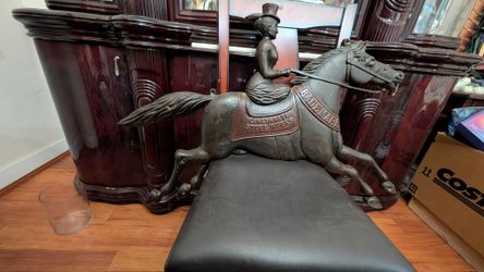 Cincinnati Stove Works Horse and Rider Trade Sign