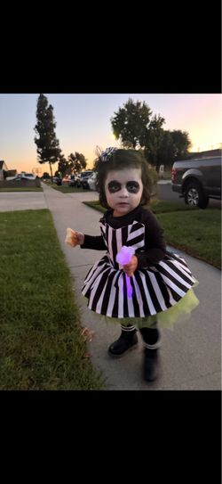 Beetle juice costume toddler
