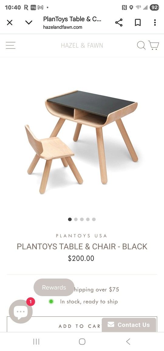 Plan Toys Toddler Desk And chair