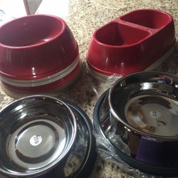 Pet Bowls - Assorted Sizes & Colors