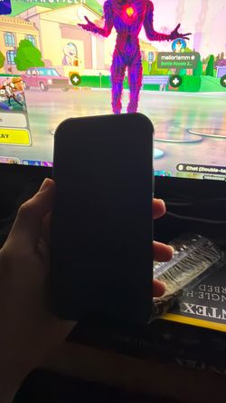 iPhone 12 with case