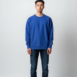 Blue Champion crewneck sweatshirt